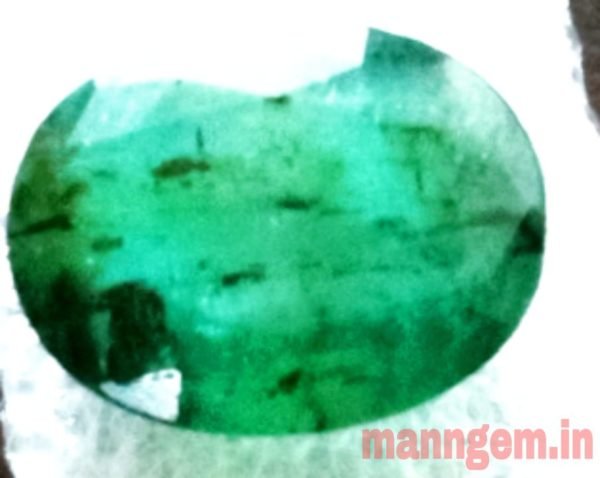 7.63 Ratti 6.95 Carat (Panna Stone) Certified Natural Gemstone - Image 3