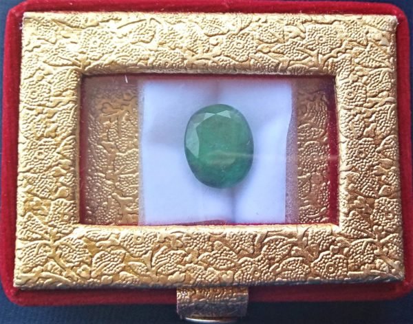 7.40 Carat (Panna Stone) Certified Natural Gemstone AA++