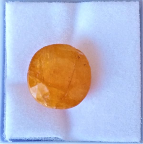 8.65 CT Yellow Sapphire Ceylon Mined Pukhraj Gemstone - Image 2