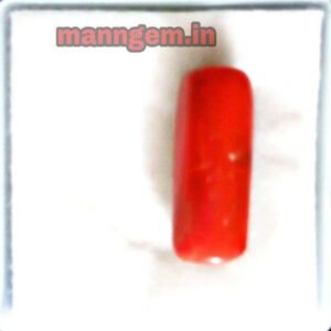 6.46 Ratti 5.83 CT Natural Red Coral (Munga) Real Moonga Gemstone/Birthstone for Men and Women