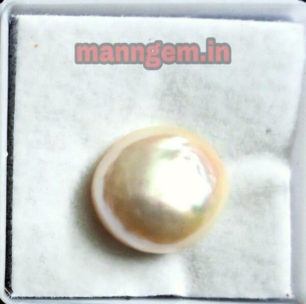 7.63 Ratti 6.95 CT Cultured Pearl GemStone 100% Certified Cultured Original Moti Stone - Image 2