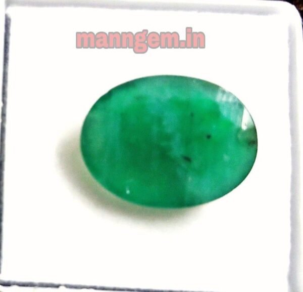 6.64 Ratti 6.05 Carat (Panna Stone) Certified Natural Gemstone - Image 2