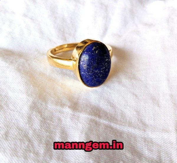 6 to 12 Carat A+ Quality Certified Natural Rajawart Stone with Panchdhatu and Brass Adjustable Ring - Image 3