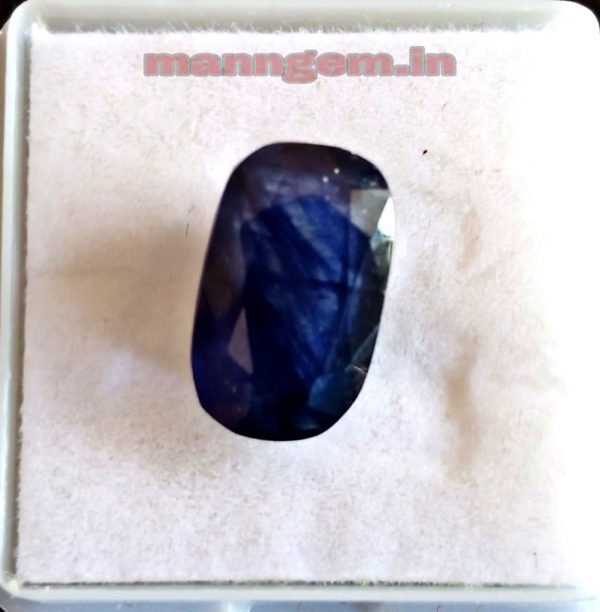 8.76 RATTI 7.89 Carat (NEELAM/NILAM Stone) Certified Natural Quality Gemstone Bangkok Cutting AAA++ Quality - Image 2